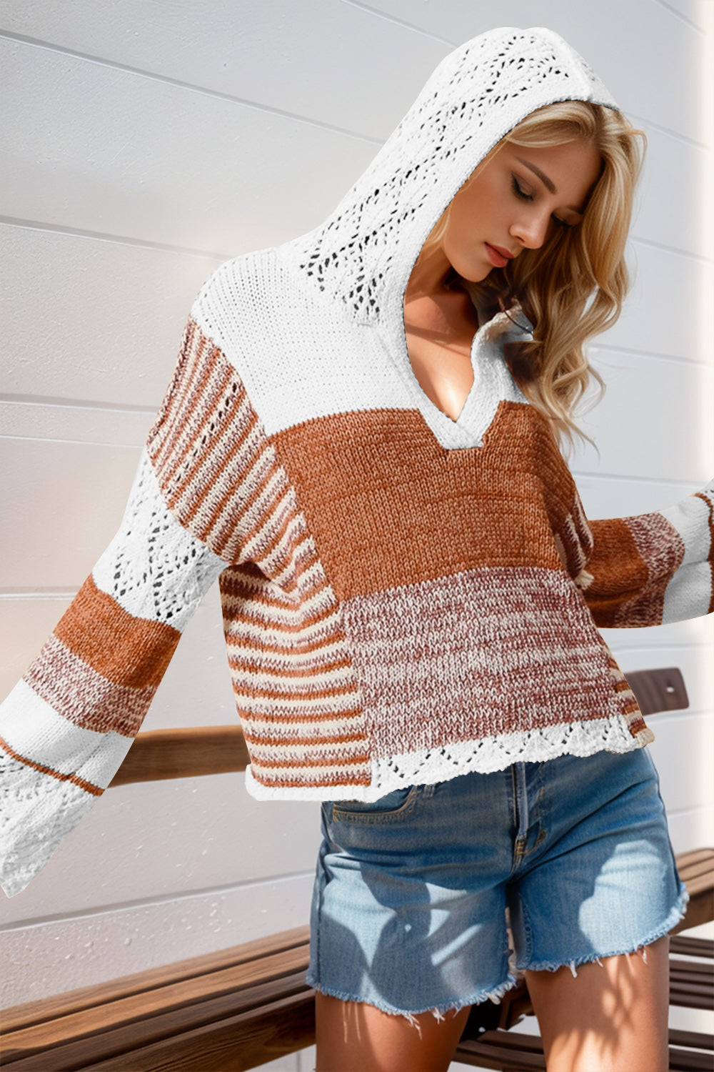 Long Sleeve Hooded Sweater