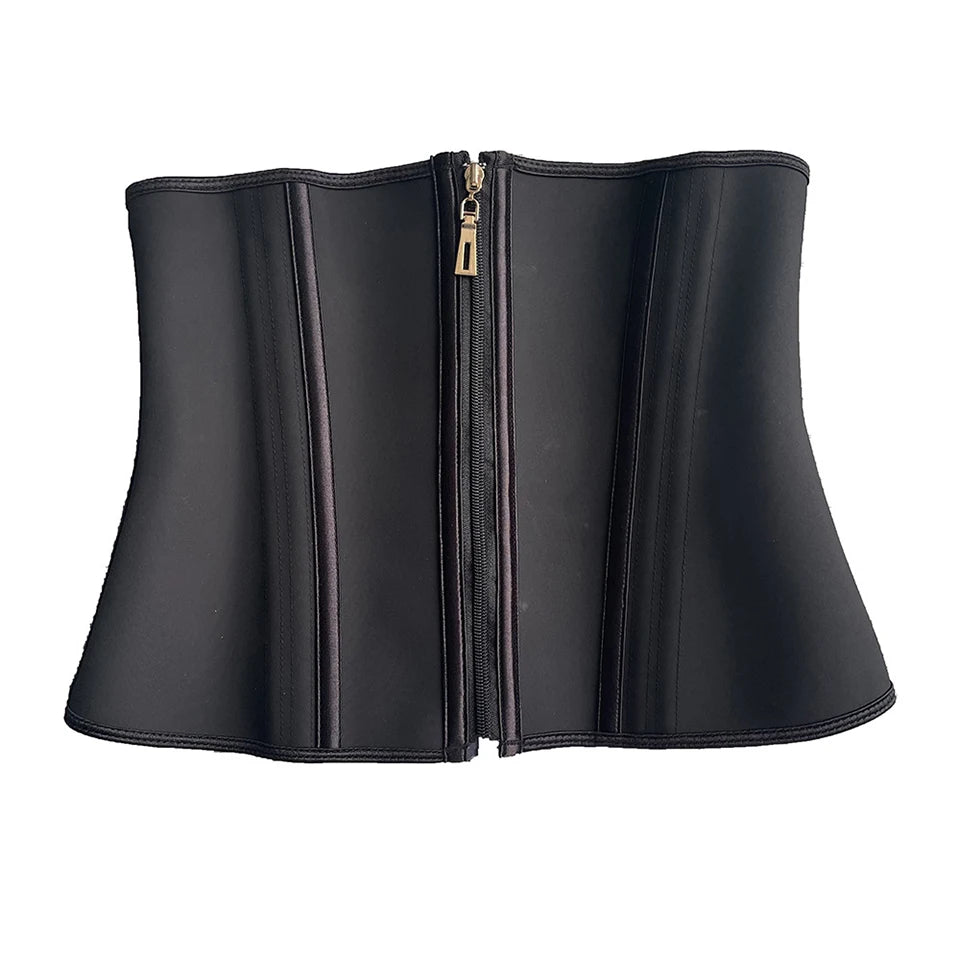 Waist Trainer Corset Tummy Control Zipper Vest Body Shaper Cincher Shapewear Slimming Belt Sports Girdle