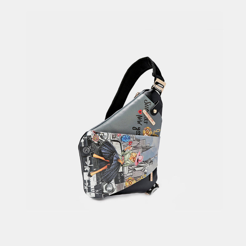 Crossbody Bags USA Vegan Leather Leopard & Lip Pattern-Others Design