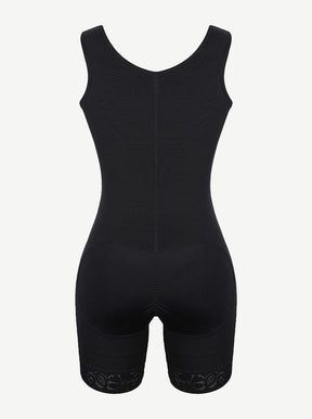 Wholesale Full Body Shaper Glue Zipper Open Crotch Lace Firm Foundations