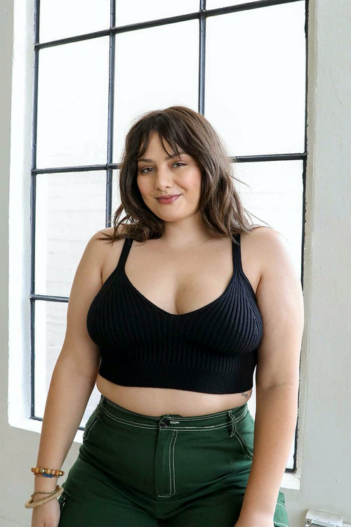 Rib Knit Lounge Brami Top