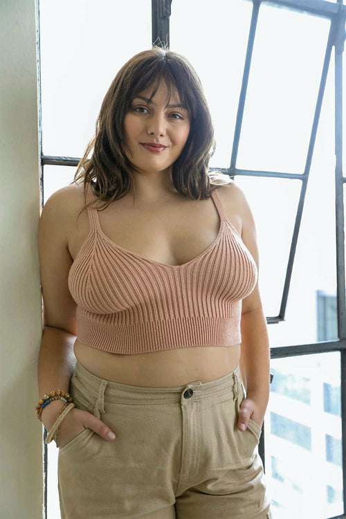Rib Knit Lounge Brami Top